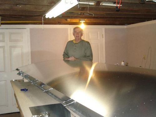 Had to pull the top skin out just for kicks