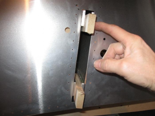 I positioned the skin to center up the  spar.