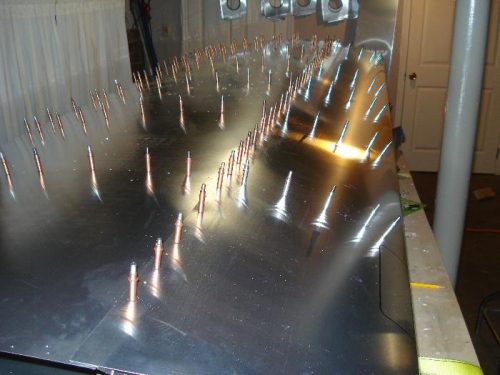 Leading edge went on well with Barry's help.