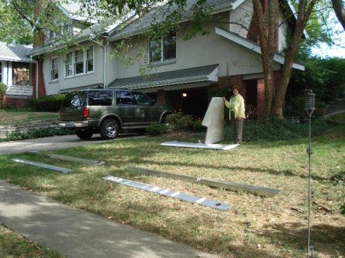 Couldn't wait to see the size of the finished product.