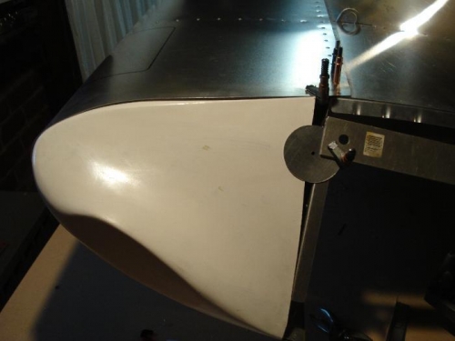 I got a start on the wing tip.  Not quite ready to accept the fit.