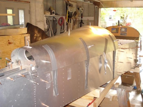 And why not.  Lets get the turtle deck inplace for to size it up.  No more Clecos so...