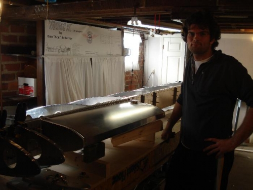 Rear Ribs Drilled with Gas Tank in position - Thanks Noah