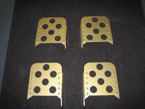 Finished brake pedals