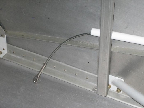 Rudder cable conduit