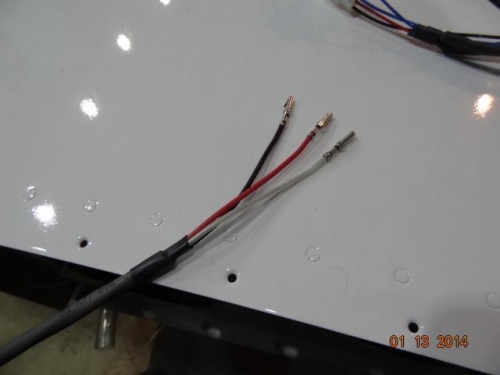 Strobe wires with Molex pins