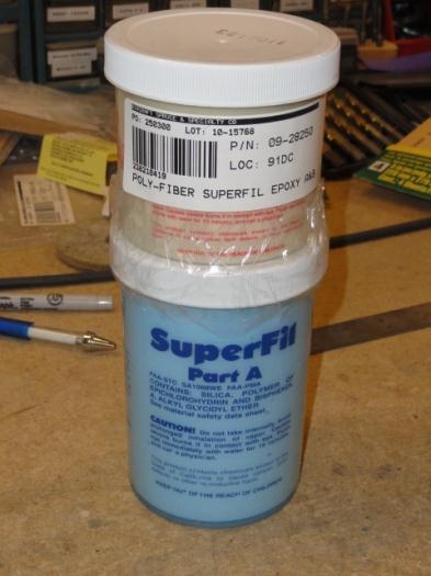 SuperFil A and B parts-mix ratio 1:2