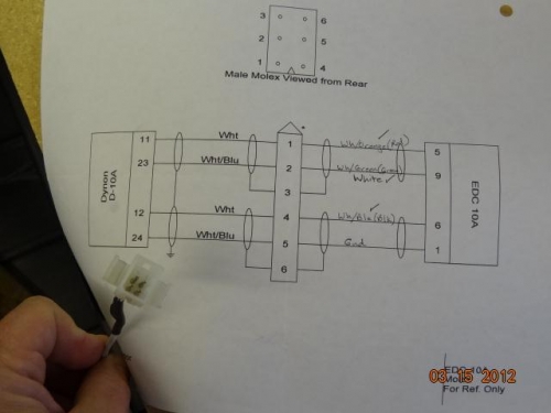 The modified wiring diagram