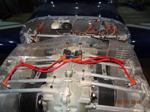 The correct run of the electronic ignition wires