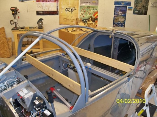 The two boards inserted between the canopy frame sides
