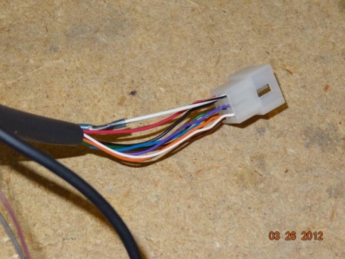 The 9-pin connector repinned