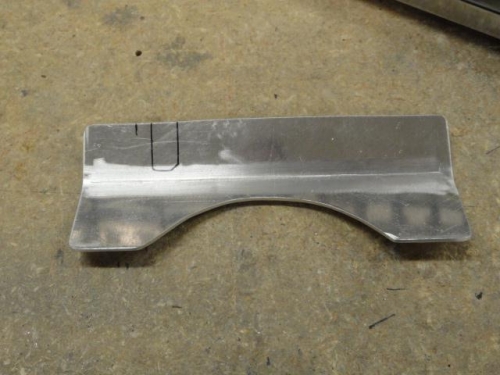 The carb heat inlet bracket partially made
