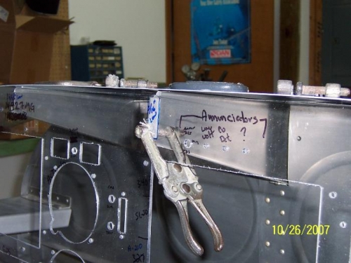 Center Section of Instrument Panel
