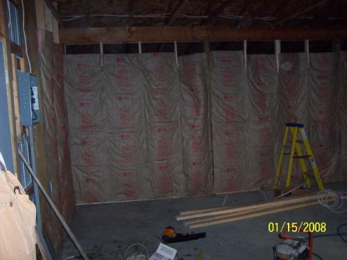 East Wall Insulated