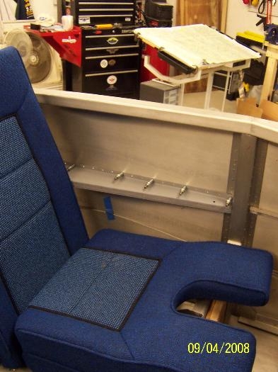 Left Armrest with Seat Cushion