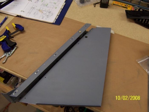 Left Flap Side Cover Fitted to EF-601 Channel