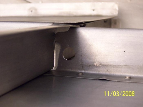 Hole in Bracket for Smoke System Vent Tube