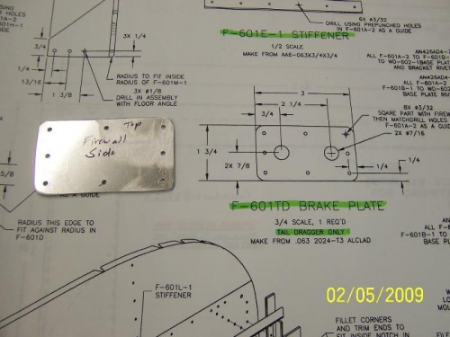 Brake Plate and plans