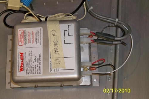 The power supply with all wires and ground connected
