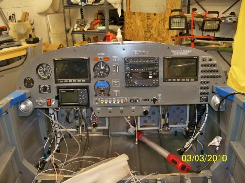 The modified instrument panel
