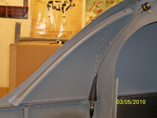 The right F-6111 canopy reinforcing rib