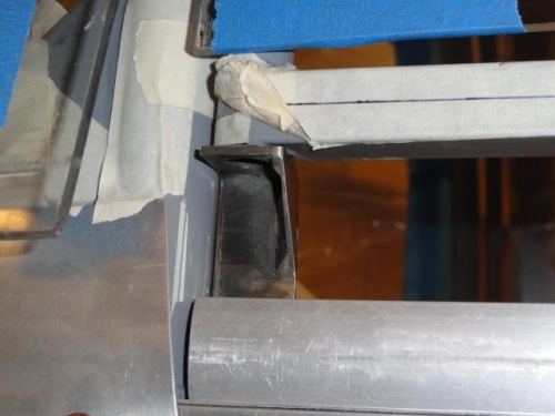 The canopy bow cut for the tip-up mod roller weldment
