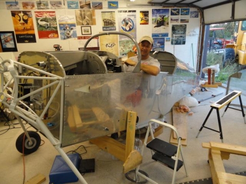 Joe Walker-ready to start on his RV-7 wings!