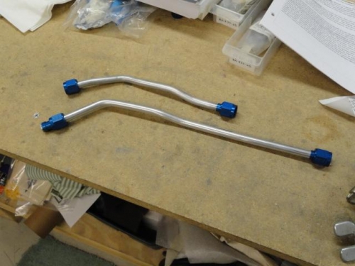 Old and new, longer fuel line tubing