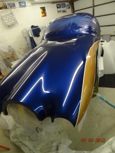 The cowling after polishing