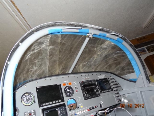 The inside of the fairing