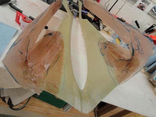 The underside of the fairing