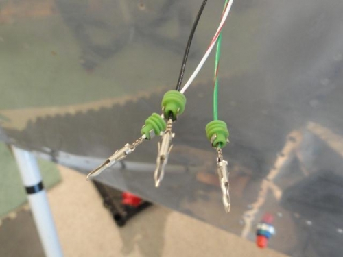 The terminal ends of the manifold pressure sensor