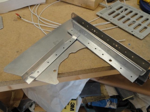 The doublers for the side baffle