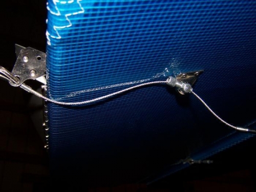 Elevator trim cable