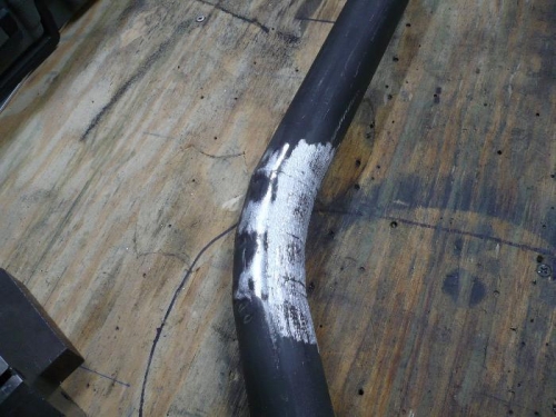 Main tube bent & welded