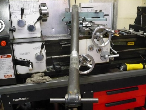 Pin through the pivot hole