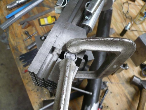 End of steering shaft