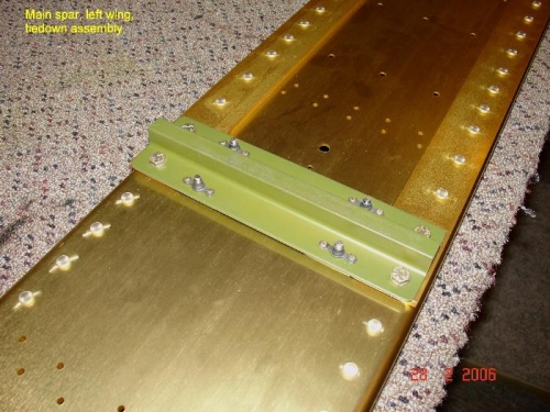 Tiedown assembly fitted