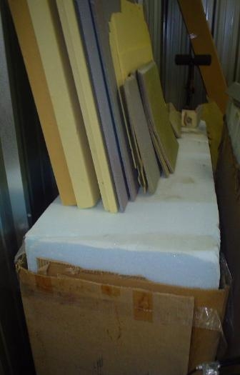 just one of the pre-cut foam boxes.  Lot's of extra flat foam.  Seat bottoms and sides
