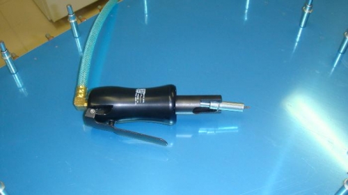 Pneumatic Cleco Tool.