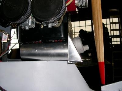 Side view of heater chamber