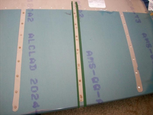 Back Riveting Elevator Stiffners in Place