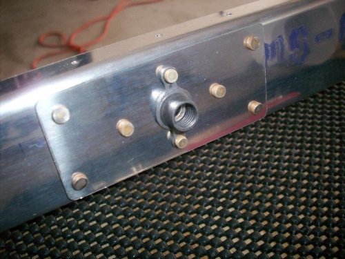 Riveting Reinforcement Plates to the Back of Spar