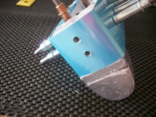 Drilling Holes for Screws in Copunterweight
