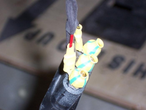 shrink tubing on nuts