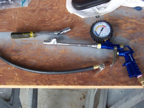 air hose/gauge set up