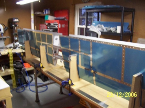 Front spar  in-place