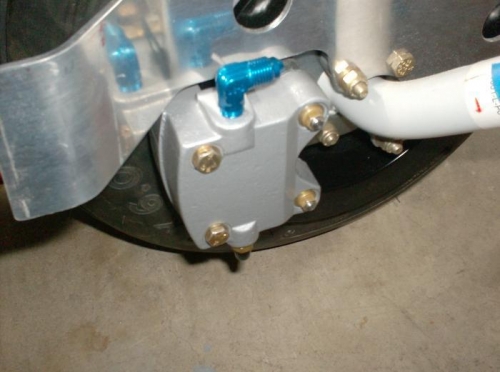 Left brake caliper
