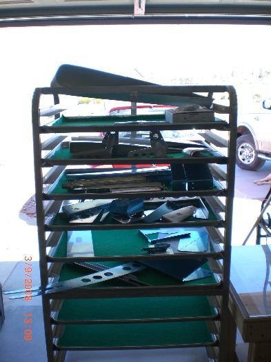 Various empennage components