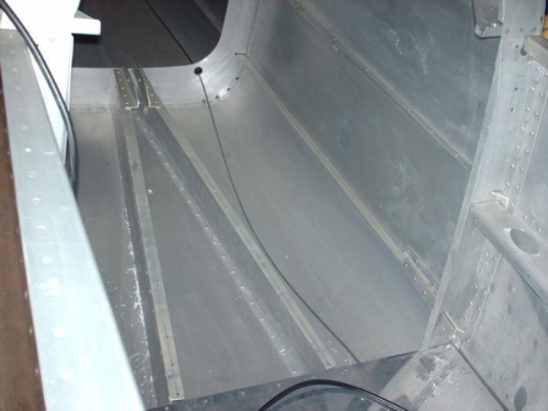 rear bag compartment removed